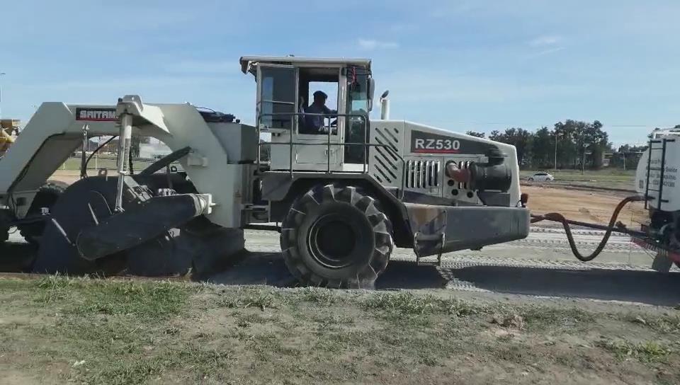 RZ530，阿根廷冷再生施工