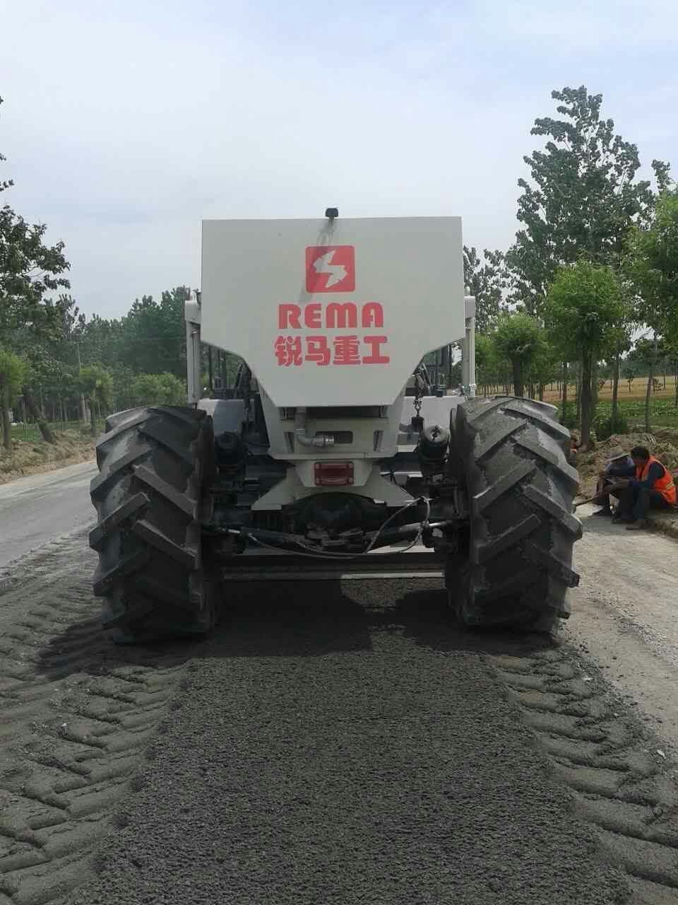 WR2300V，淮陽省道冷再生效果